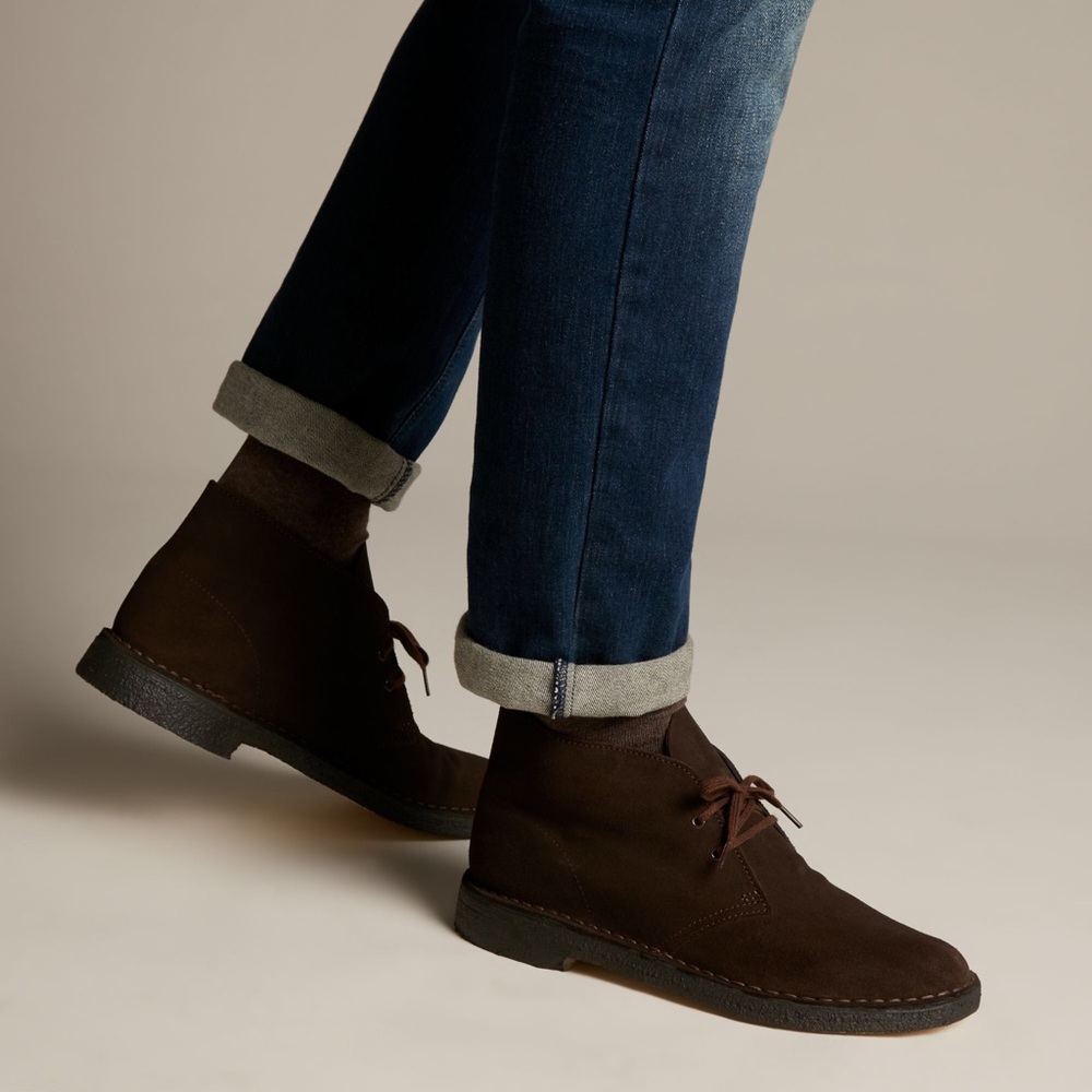 Clark’s original Desert Boot and shoe trees